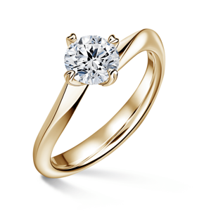 Freya | Zásnubní prsten se středovým diamantem 1.000ct, žluté zlato 47