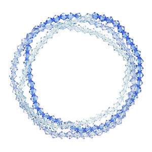 Náramek s krystaly modrý 733081.3 sapphire