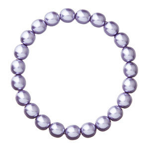Perlový náramek fialový 56010.3 violet
