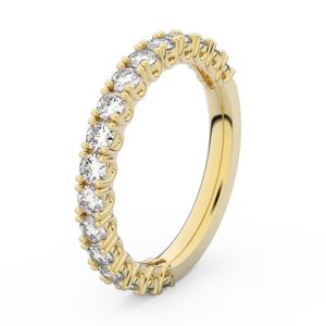 Zlatý dámský prsten DF 3903 ze žlutého zlata, s briliantem 46 47 48