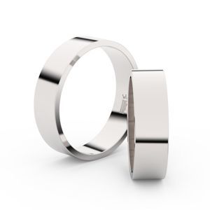 Stříbrný snubní prsten FMR 1G55, bez kamene
