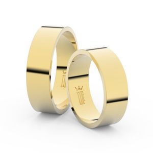 Zlatý snubní prsten FMR 1G60 ze žlutého zlata