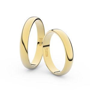 Zlatý snubní prsten FMR 2B35 ze žlutého zlata