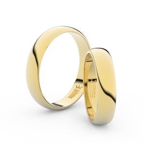 Zlatý snubní prsten FMR 2D45 ze žlutého zlata