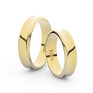 Zlatý snubní prsten FMR 5A50 ze žlutého zlata