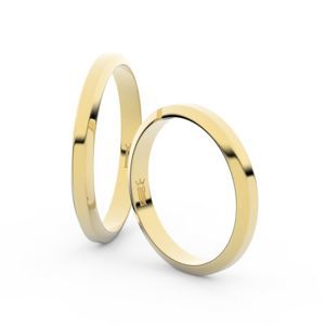 Zlatý snubní prsten FMR 6A30 ze žlutého zlata