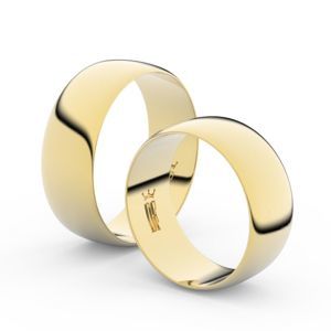 Zlatý snubní prsten FMR 9B80 ze žlutého zlata
