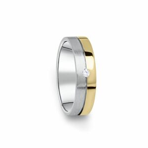 Zlatý dámský prsten DF 06/D, s briliantem 57