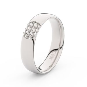 Stříbrný dámský prsten DF 3021, s briliantem 46 47 48
