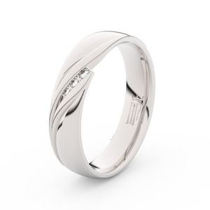 Stříbrný dámský prsten DF 3044, s briliantem 46