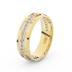 Zlatý dámský prsten DF 3048 ze žlutého zlata, s briliantem 46 47 48 49 50 51 52 53 54 55 56 57 58 59 60