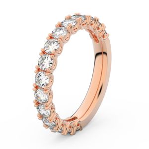 Zlatý dámský prsten DF 3904 z růžového zlata, s briliantem 46 47 48 49 50 51 52 53 54