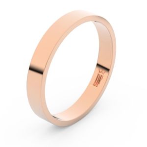 Zlatý snubní prsten FMR 1G35 z růžového zlata 63
