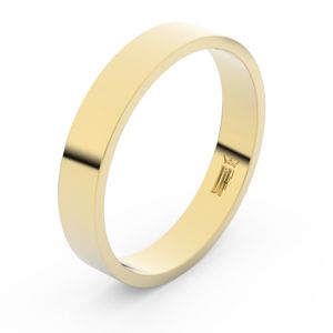 Zlatý snubní prsten FMR 1G40, ze žlutého zlata 46
