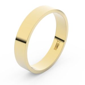 Zlatý snubní prsten FMR 1G45 ze žlutého zlata, bez kamene 46 47 48 49 50 51 52