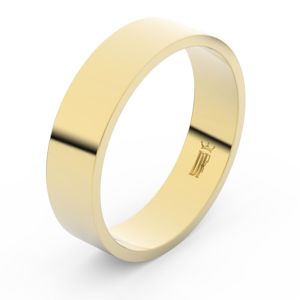 Zlatý snubní prsten FMR 1G55 ze žlutého zlata, bez kamene 46 47 48 49 50