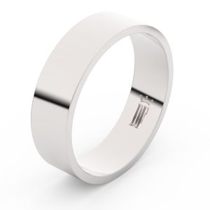Stříbrný snubní prsten FMR 1G60, bez kamene 46 47 48 49 50 51