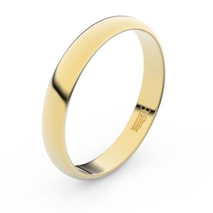 Zlatý snubní prsten FMR 2B35 ze žlutého zlata, bez kamene 46 47 48 49 50 51 52 53 54 55 56 57 58 59 60