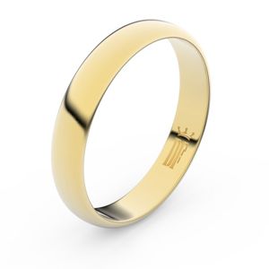 Zlatý snubní prsten FMR 2C40 ze žlutého zlata, bez kamene 46 47 48 49 50 51 52 53