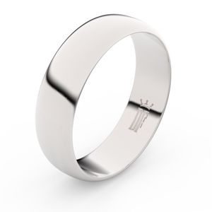 Stříbrný snubní prsten FMR 3A60, bez kamene 46 47 48 49 50 51