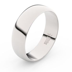 Stříbrný snubní prsten FMR 3B65, bez kamene 46