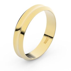 Zlatý snubní prsten FMR 4B45 ze žlutého zlata 64