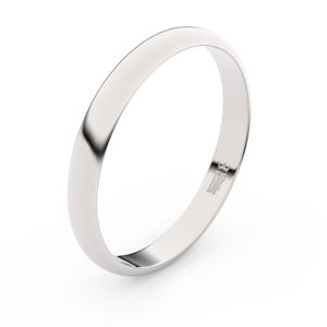 Stříbrný snubní prsten FMR 4F30, bez kamene 46 47 48 49