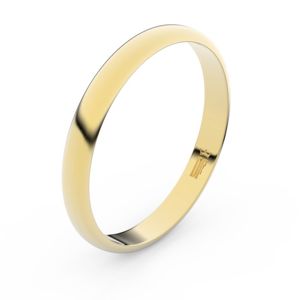 Zlatý snubní prsten FMR 4F30 ze žlutého zlata, bez kamene 46 47 48 49 50 51 52 53 54 55 56 57 58 59 60 61 62 63 64 65