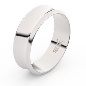 Stříbrný snubní prsten FMR 5B70, bez kamene 46 47 48 49 50 51