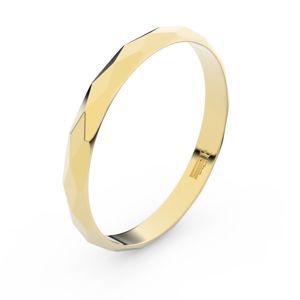Zlatý snubní prsten FMR 8B30 ze žlutého zlata 53