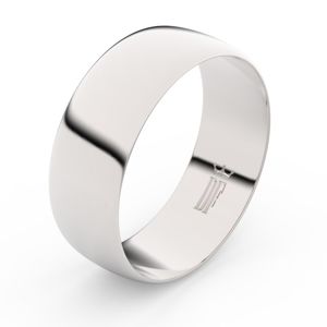 Stříbrný snubní prsten FMR 9B80, bez kamene 46 47 48 49 50 51 52