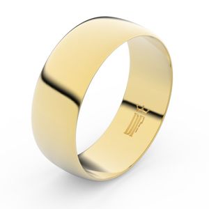 Zlatý snubní prsten FMR 9B80 ze žlutého zlata, bez kamene 46 47 48 49 50 51 52 53 54 55 56