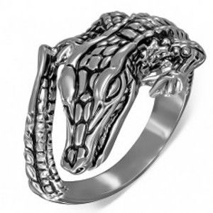 Prsten z oceli - krokodýl K11.4