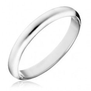 Prsten ze stříbra 925 - hladký lesklý kroužek H10.12