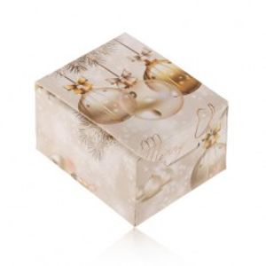 Vánoční krabička na dárek - prsten, náušnice nebo přívěsek, Merry Christmas U21.13